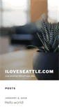 Mobile Screenshot of iloveseattle.com